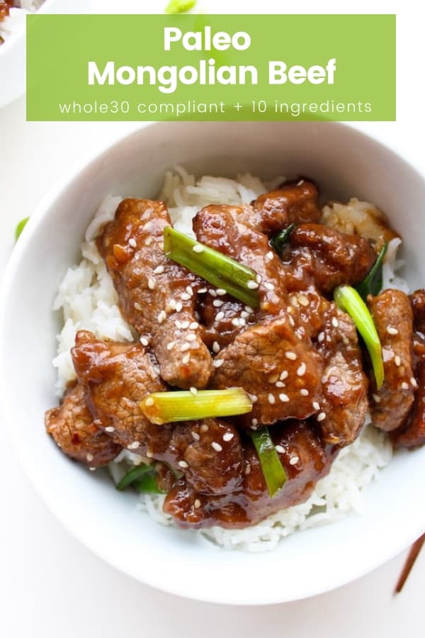 Paleo Mongolian Beef Whole Compliant A Saucy Kitchen