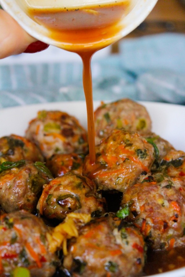 Thai Meatballs - Paleo & Low FODMAP - A Saucy Kitchen