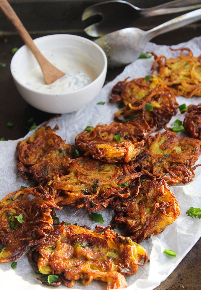 Onion Bhajis - A Saucy Kitchen