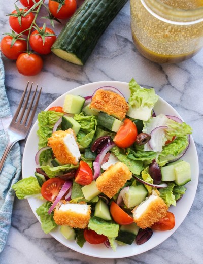 Roasted Broccoli Salad with Feta and Pine Nuts - A Saucy Kitchen