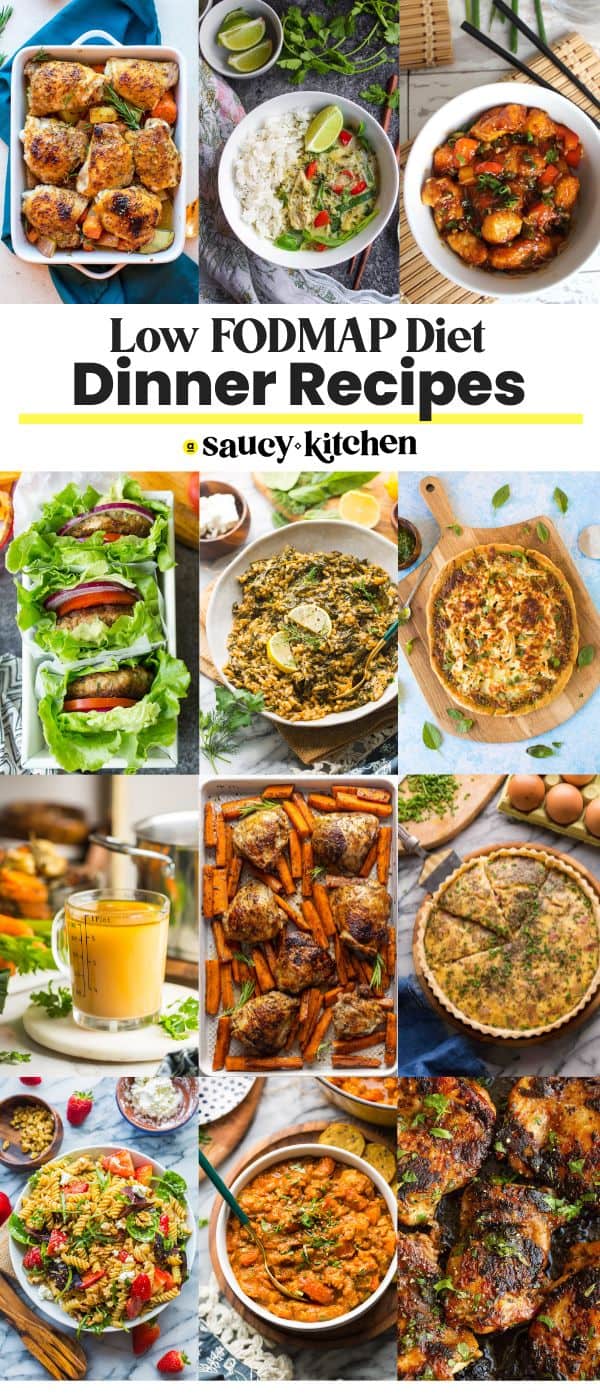 Low FODMAP Diet Dinner Recipes - A Saucy Kitchen