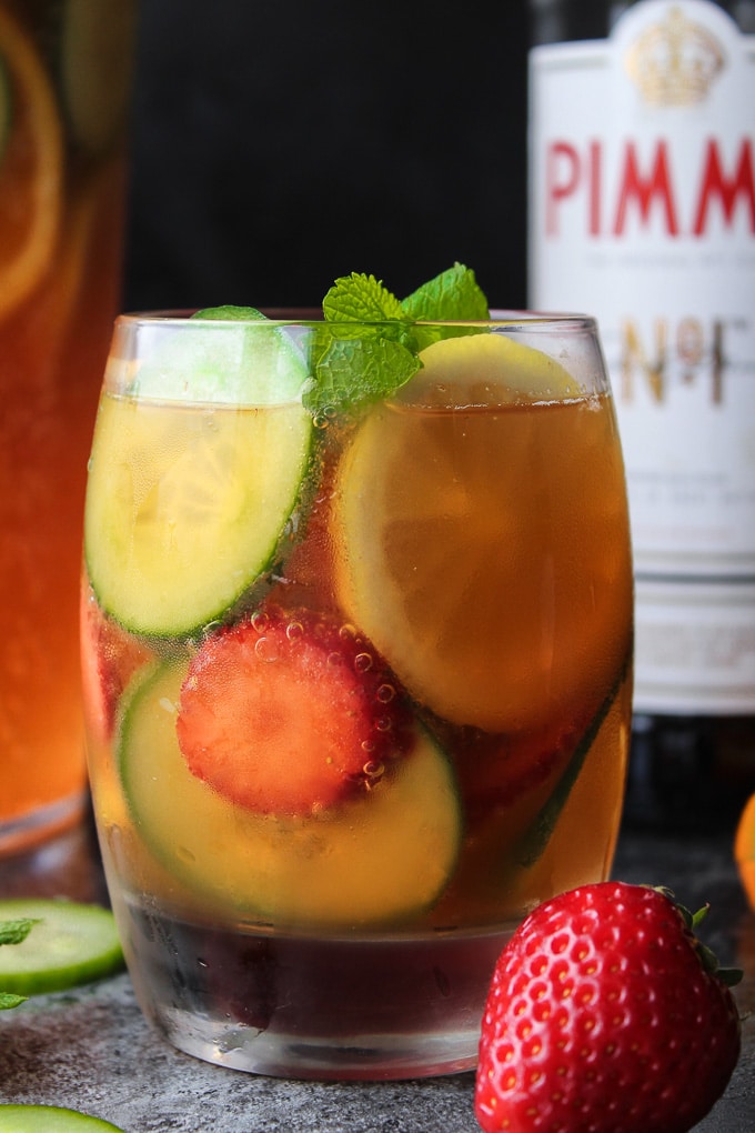 Classic Pimm's Cup - A Saucy Kitchen