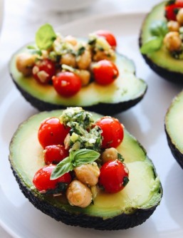 Chive Pesto Shrimp with Zoodles - A Saucy Kitchen