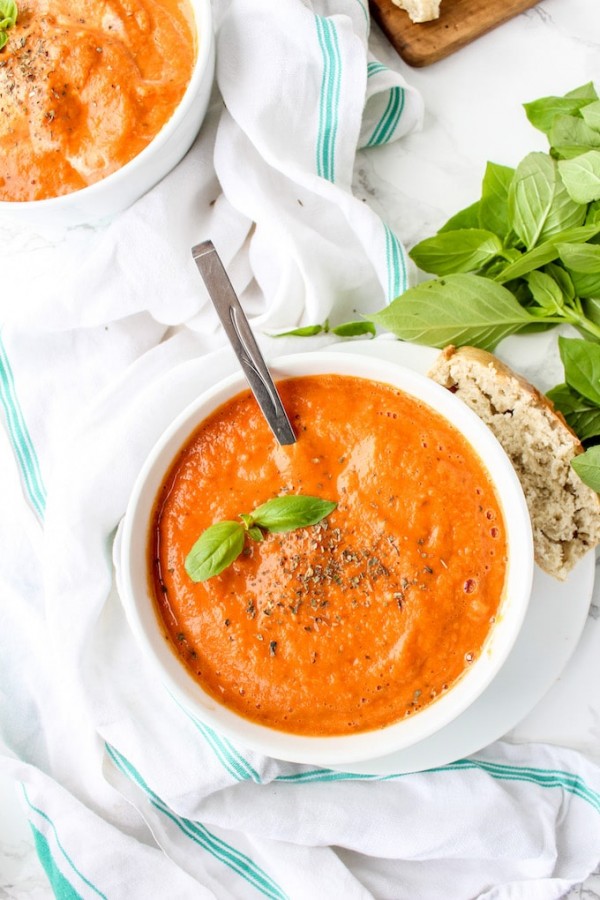 Roasted Tomato Soup - A Saucy Kitchen