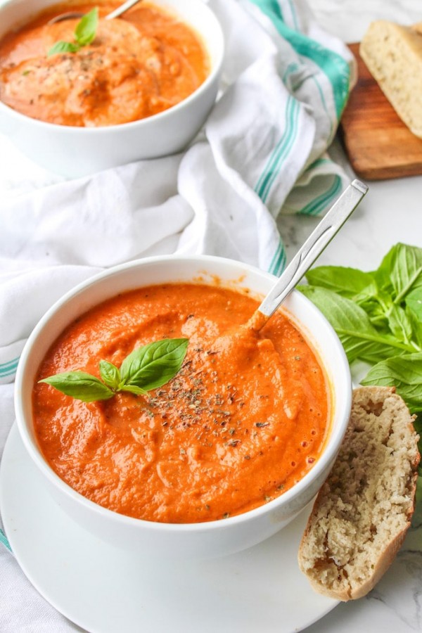 Roasted Tomato Soup - A Saucy Kitchen