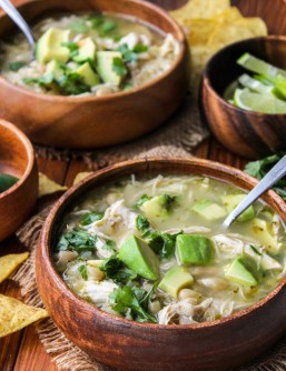 Instant Pot Chicken Enchilada Soup (Crock Pot Option) - A Saucy Kitchen