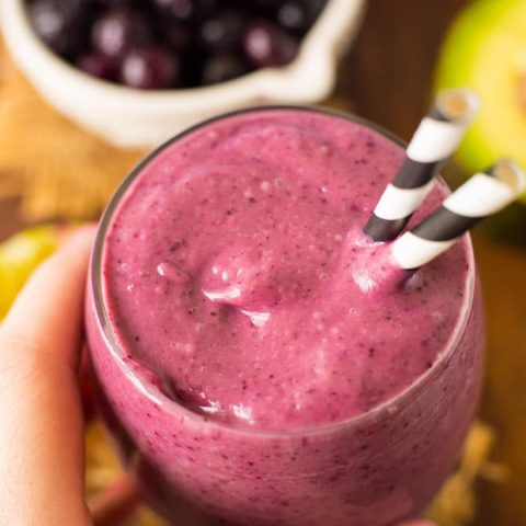 Blueberry Lime Smoothie - A Saucy Kitchen