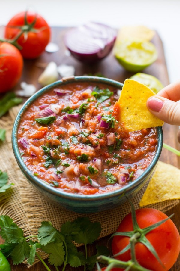 Fresh Tomato Salsa - A Saucy Kitchen