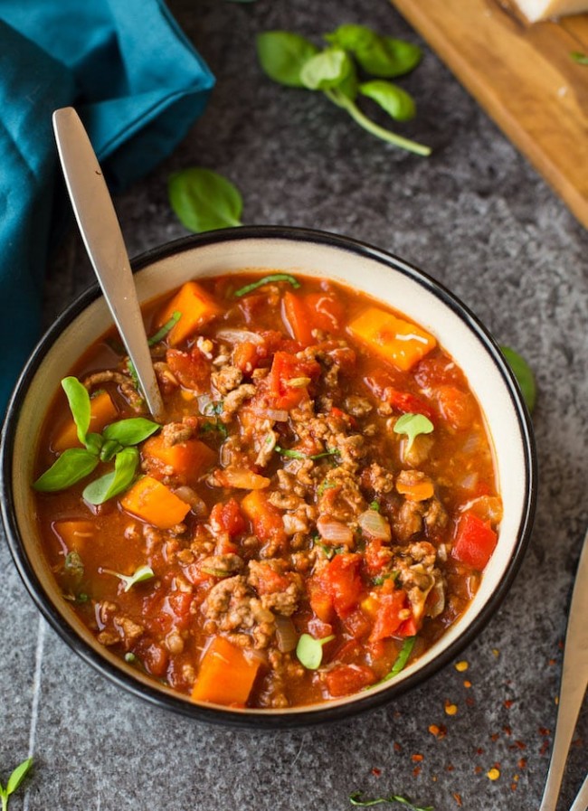 Italian Style Instant Pot Beef Chili (Bean Free) - A Saucy Kitchen