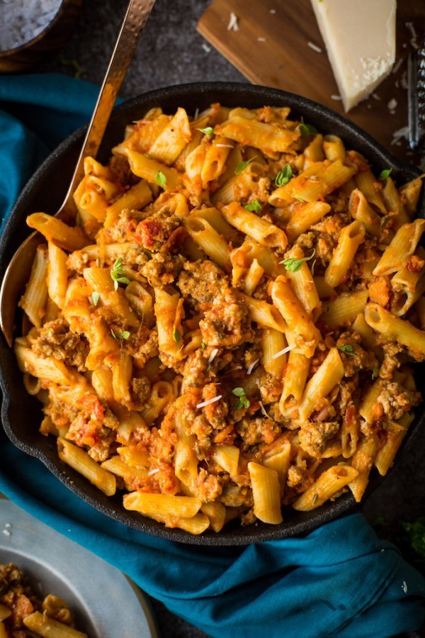 Pork Ragu with Penne A Saucy Kitchen