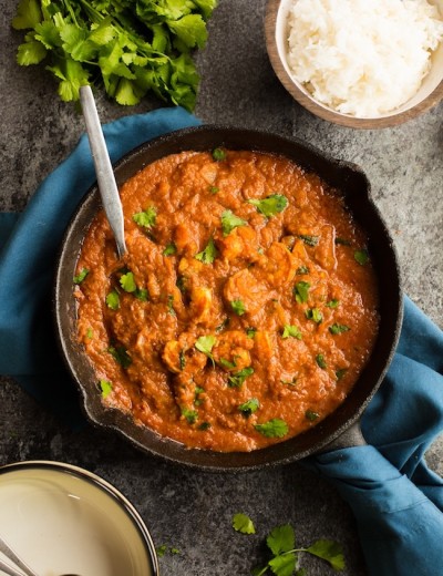 Tomato Coconut Curry Stew with Chickpeas & Kale - A Saucy Kitchen