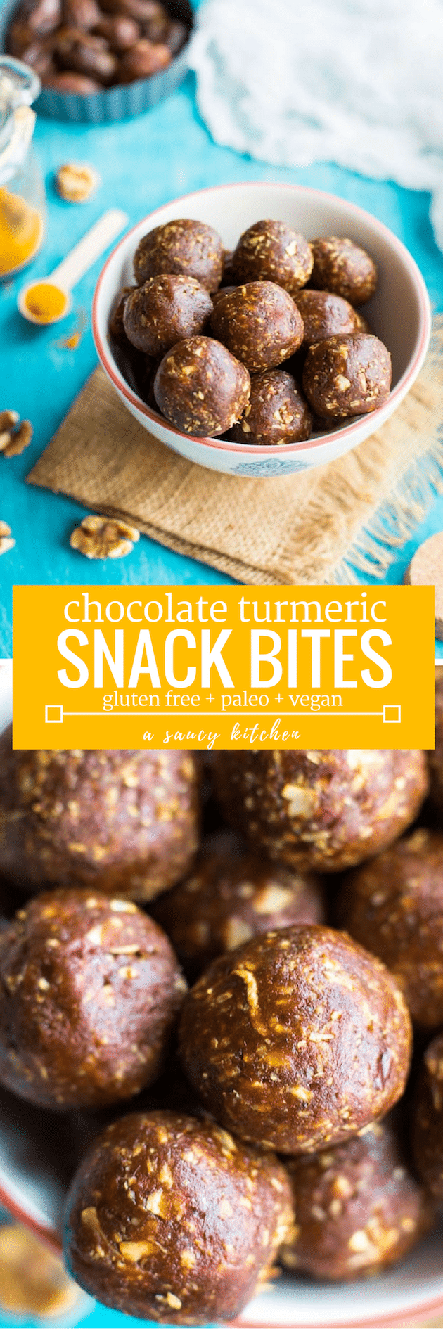 Turmeric Snack Bites - A Saucy Kitchen