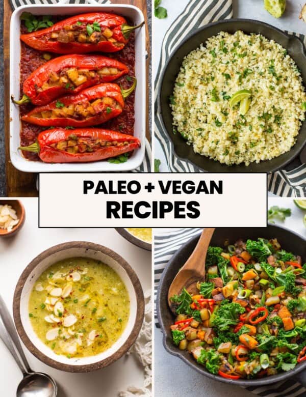 paleo + vegan recipes thumbnail