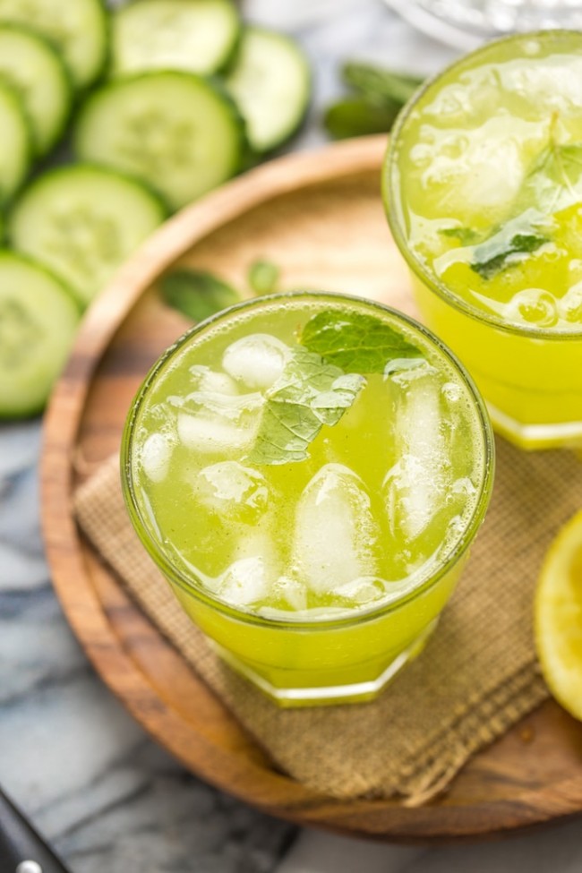 Mint Cucumber Lemonade A Saucy Kitchen 5990