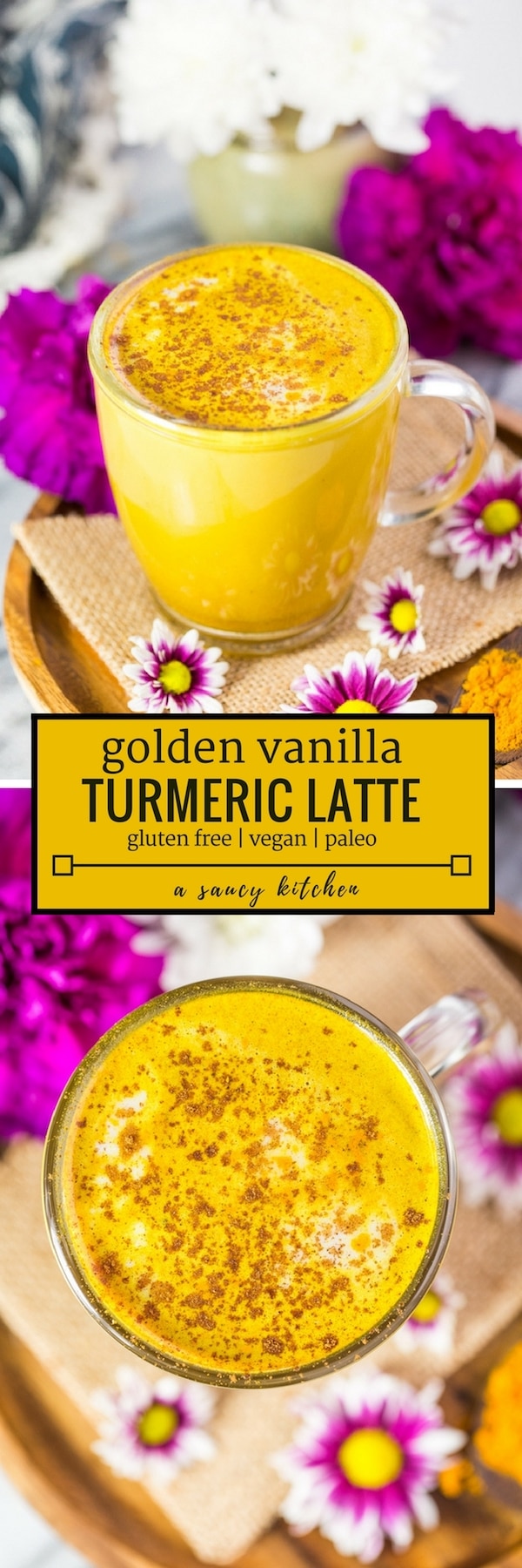 Golden Turmeric Latte A Saucy Kitchen