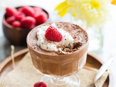 Aquafaba Chocolate Mousse Vegan A Saucy Kitchen