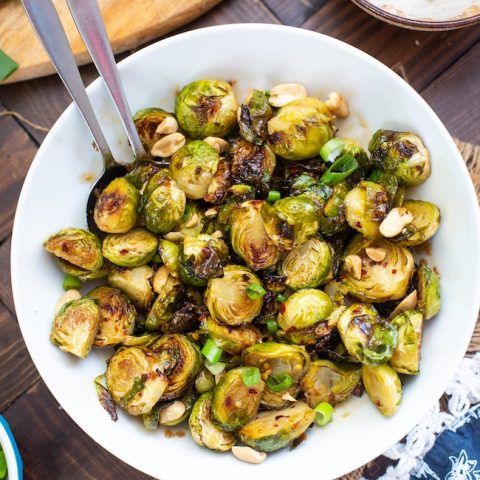 Easy Teriyaki Maple Glazed Brussels Sprouts 😋 #brusselsprouts #brusse