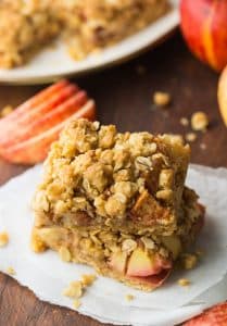 Gluten Free Apple Crumble Bars - A Saucy Kitchen