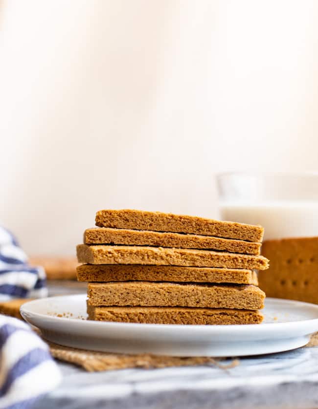 gluten-free-graham-crackers-on-a-plate