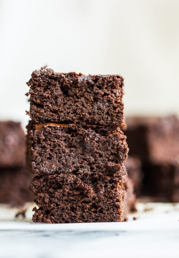 Almond Flour Paleo Zucchini Brownies - A Saucy Kitchen