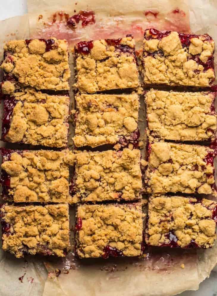 Gluten Free Cranberry Crumble Bars - A Saucy Kitchen