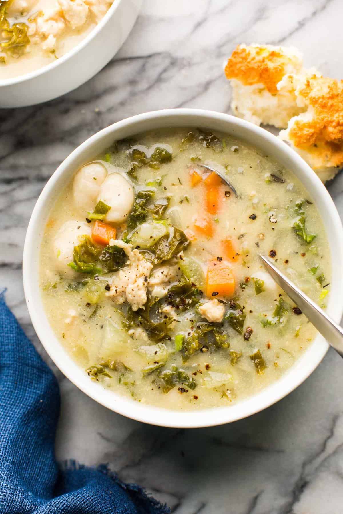 Gluten Free Cream of Chicken Soup Recipe (Dairy free, low FODMAP)