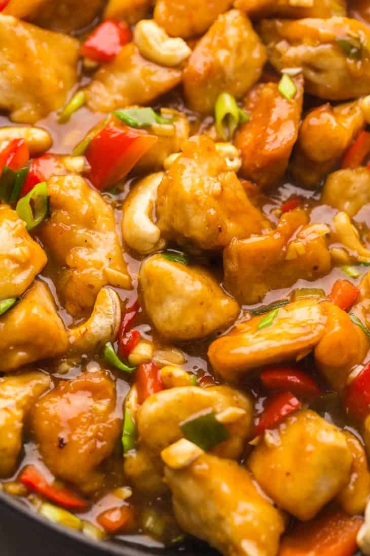 Paleo Cashew Chicken - A Saucy Kitchen