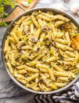 One Pot Ground Turkey Pasta - A Saucy Kitchen
