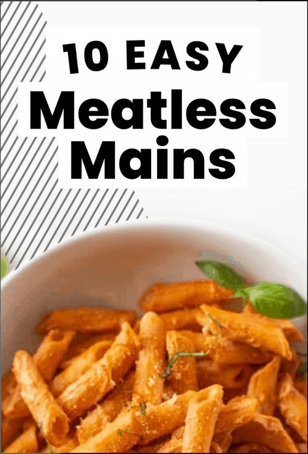 10 meatless mains ebook cover