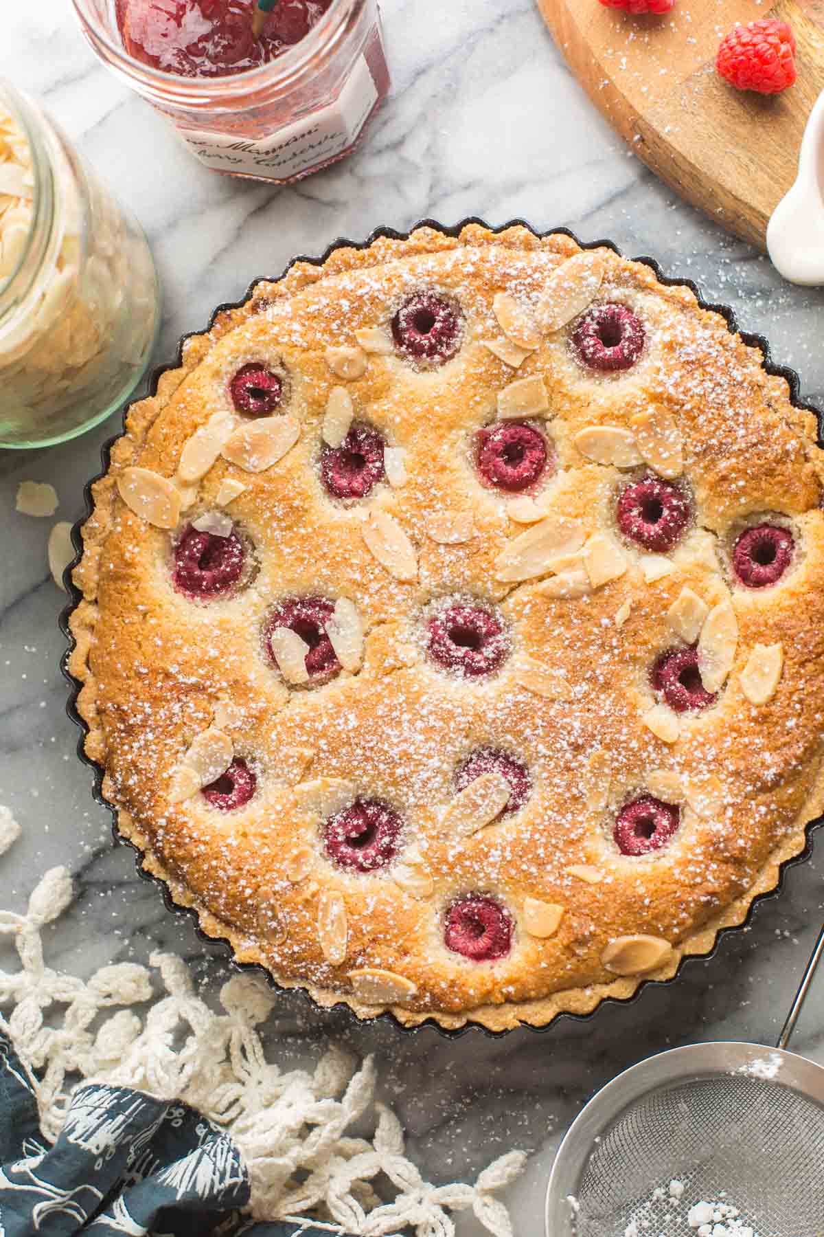 Vegan Bakewell Tart A Saucy Kitchen