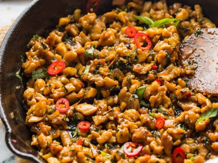 Chicken Mince Stir Fry - Savas Kitchen