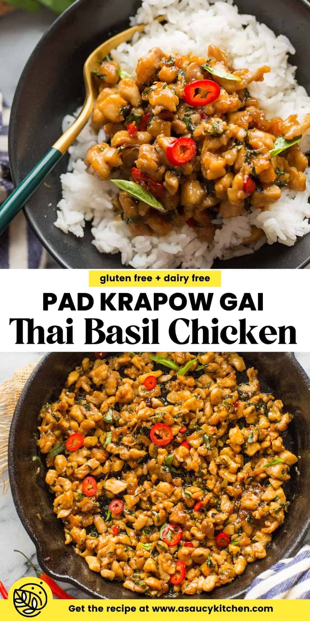 Thai Basil Chicken (Pad Krapow Gai) A Saucy Kitchen