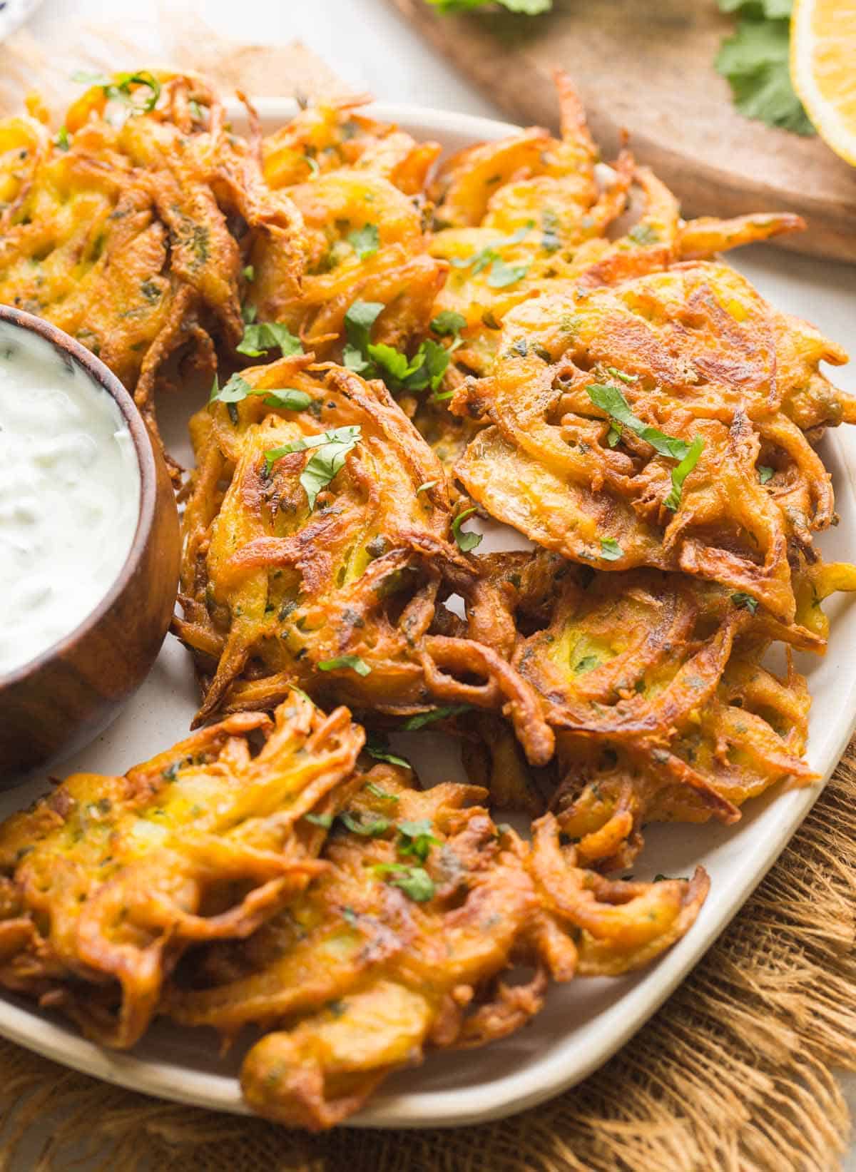 Onion Bhajis (Kanda Bhaji Recipe)