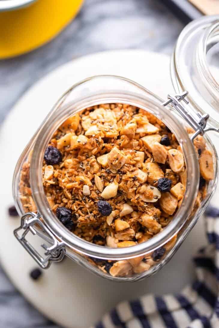 Grain Free Granola (Paleo + Vegan) - A Saucy Kitchen