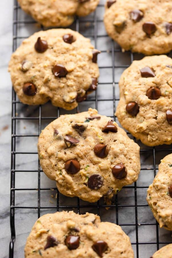 Zucchini Oatmeal Cookies - GF & Vegan - A Saucy Kitchen