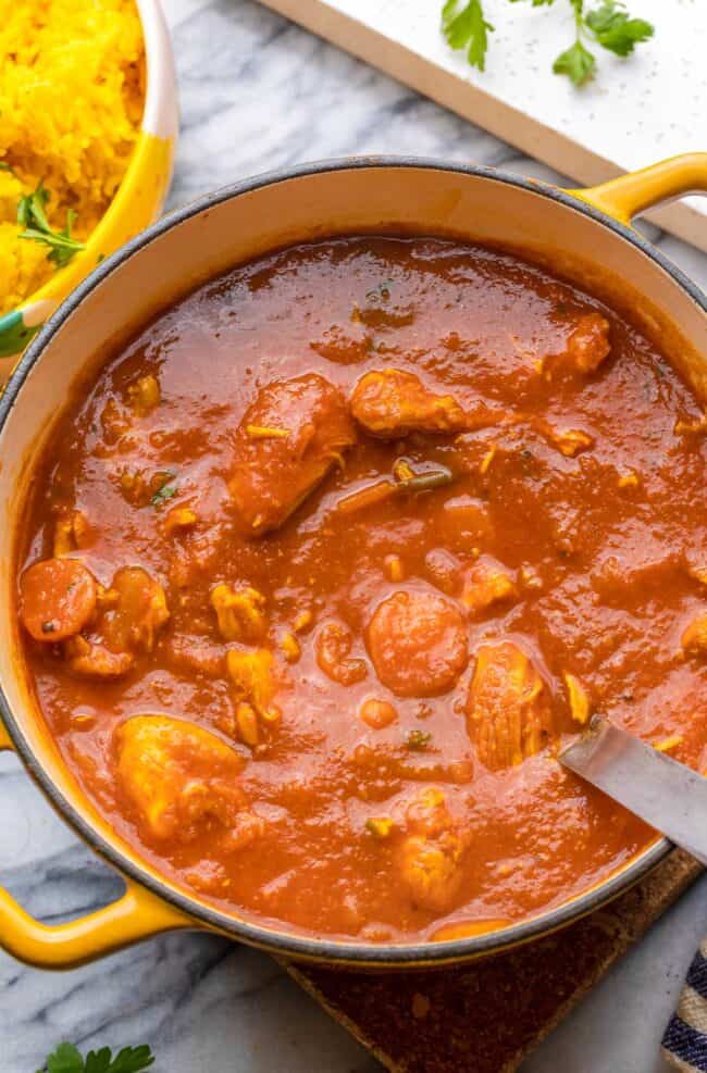 Moroccan Chicken Stew - A Saucy Kitchen