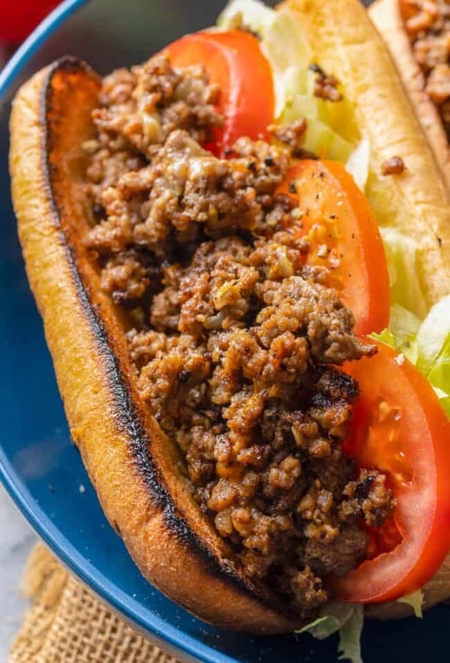 Chopped Cheese Sandwich (Gluten Free) - A Saucy Kitchen