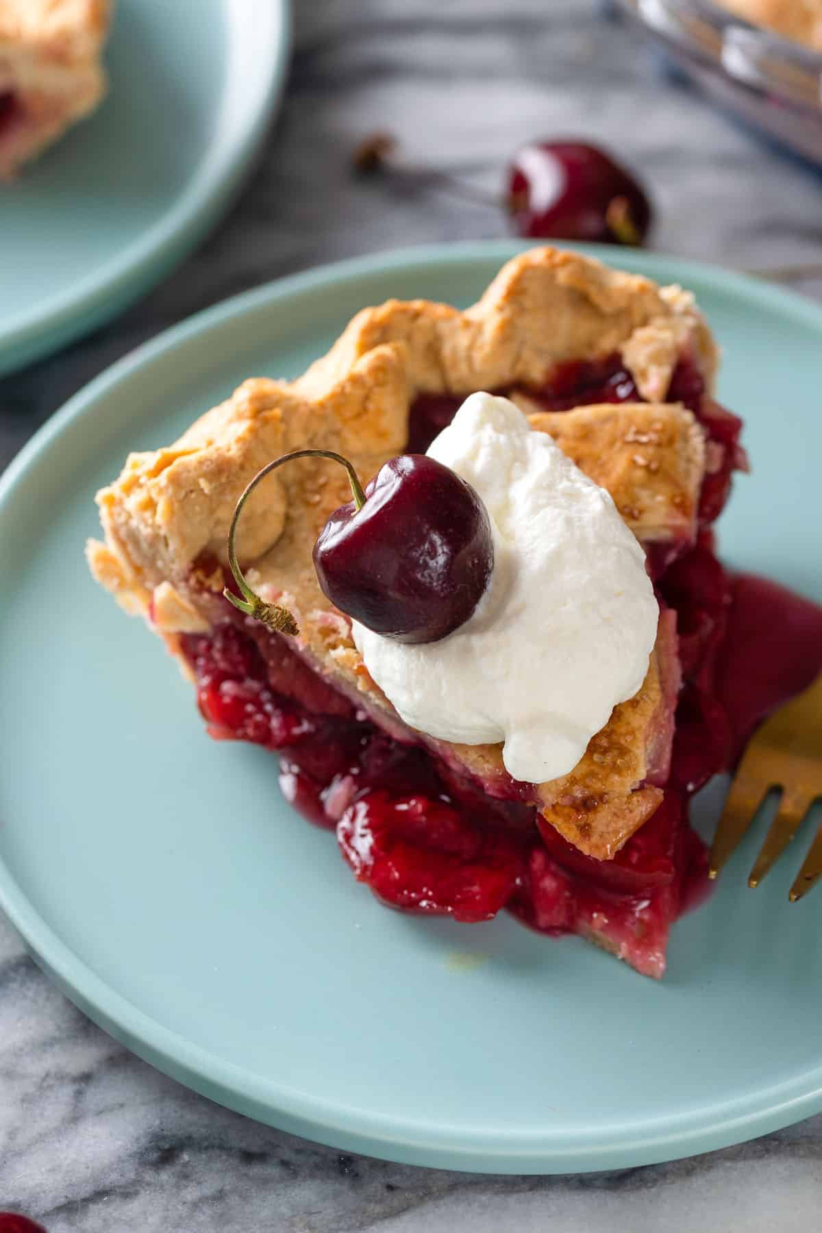 Gluten Free Cherry Pie - A Saucy Kitchen