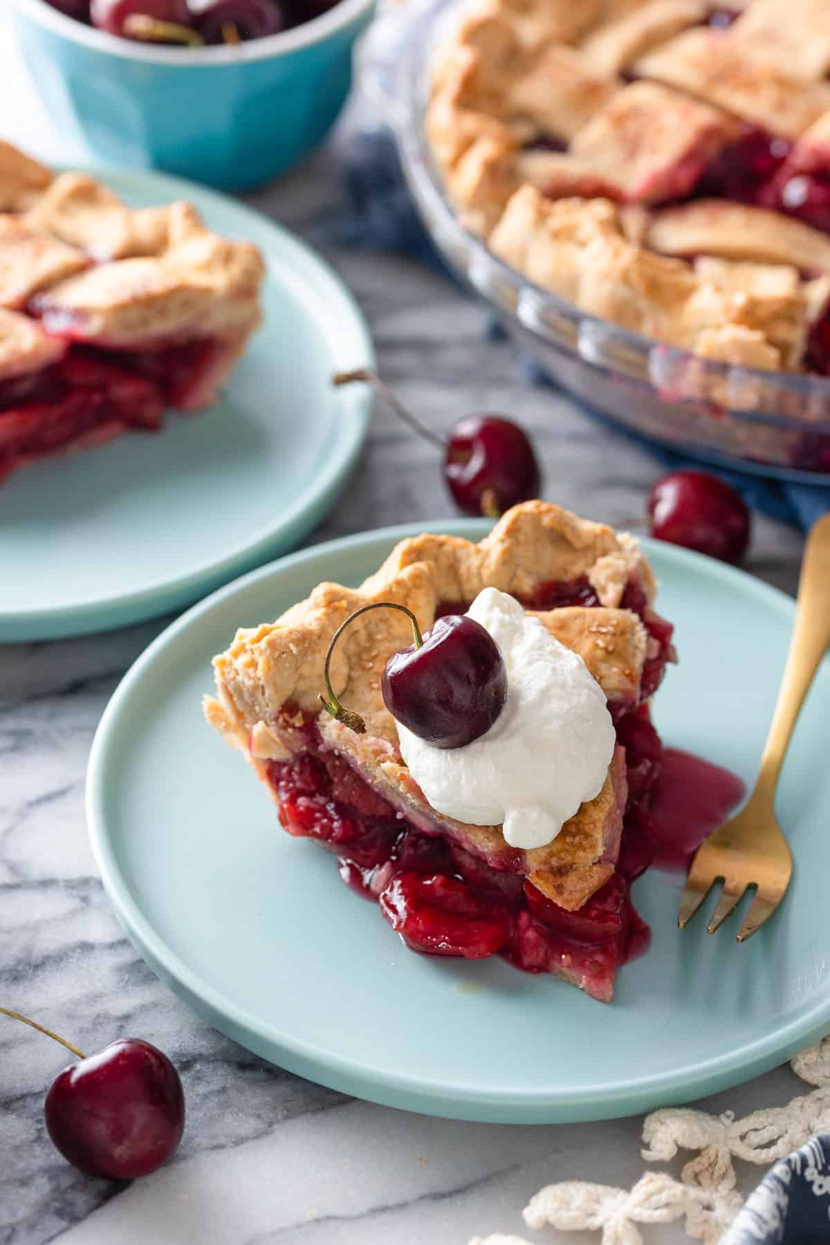 Gluten Free Cherry Pie - A Saucy Kitchen