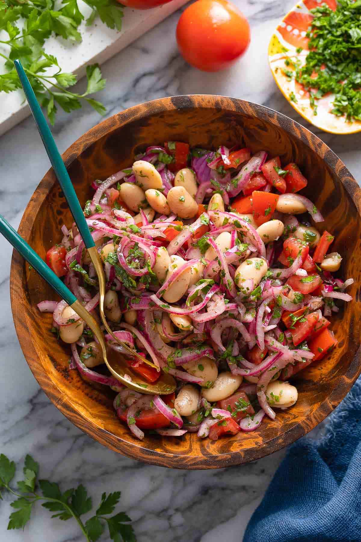 Piyaz (Turkish White Bean Salad)