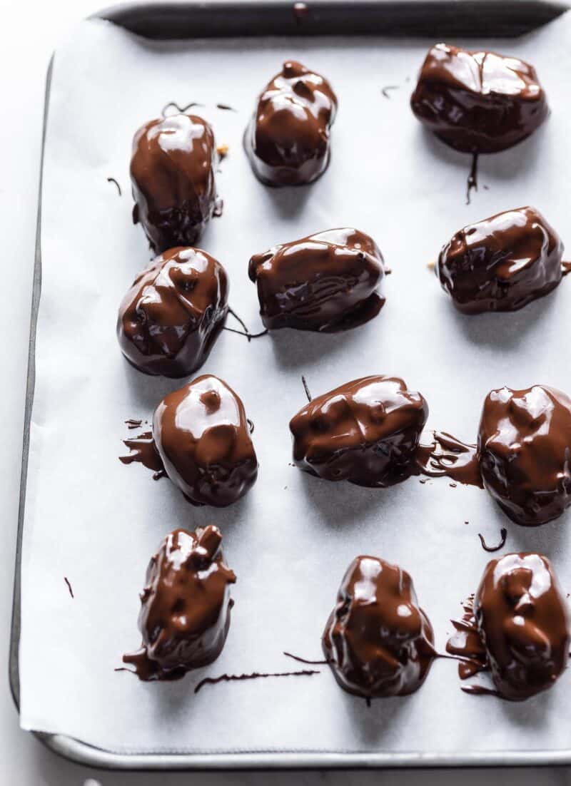 Chocolate Covered Dates - A Saucy Kitchen