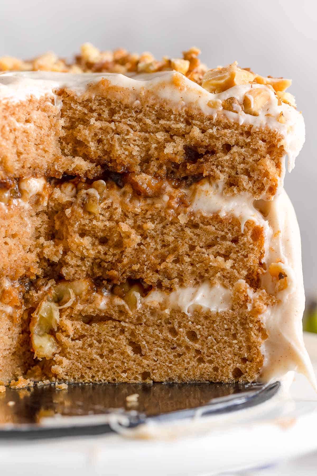 Gluten Free Banana Cake And Cream Cheese Frosting A Saucy Kitchen 0870