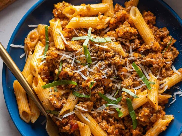 Ground pork best sale ragu instant pot