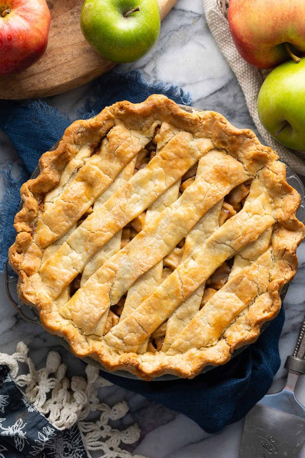 Almost Paleo Apple Pie (Grain-Free) - A Saucy Kitchen