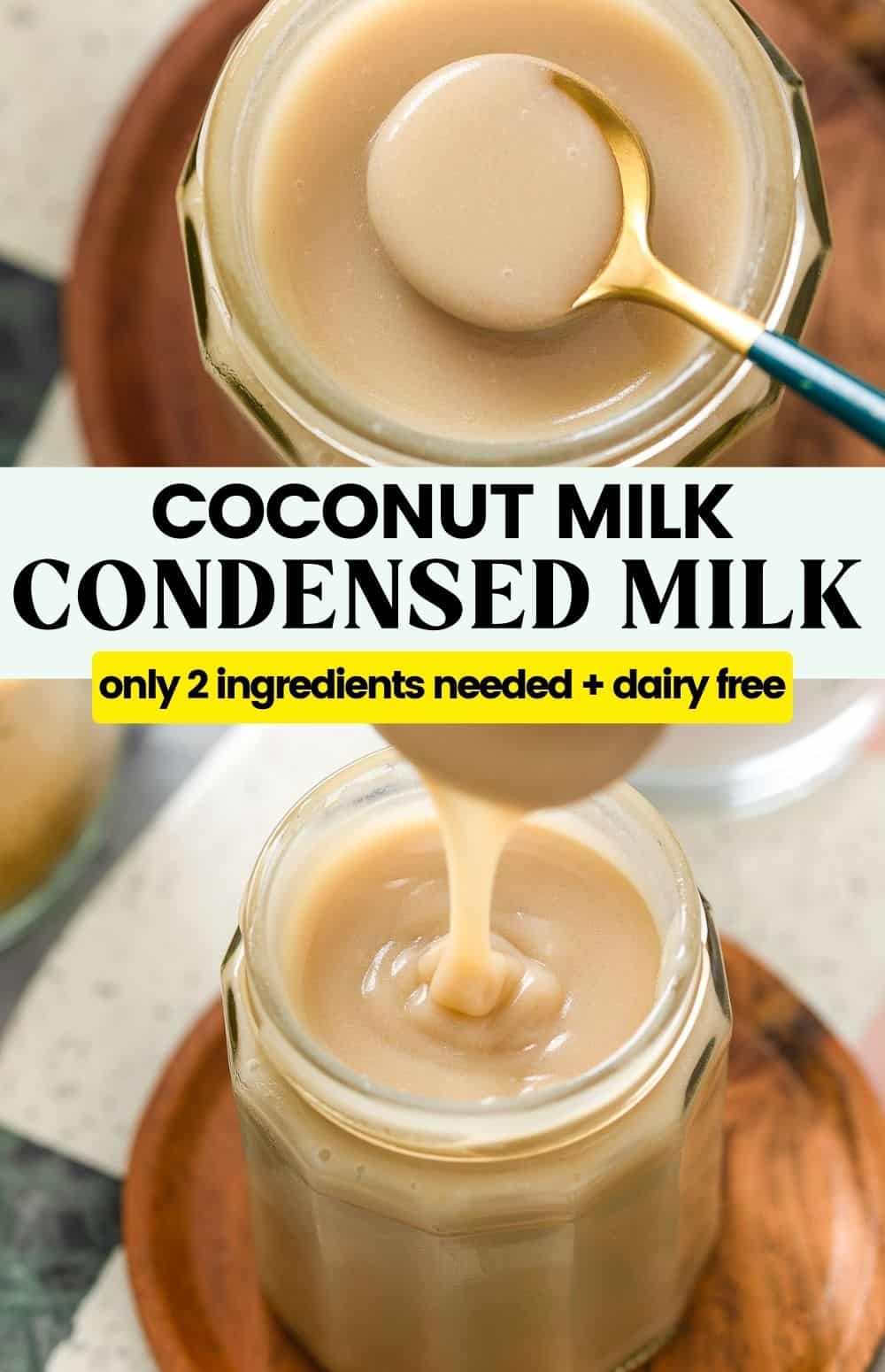 Homemade Coconut Milk Condensed Milk - A Saucy Kitchen