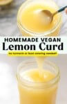 Vegan Homemade Lemon Curd Pinterest Marketing Image