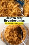 gluten free breadcrumbs: low fodmap + vegan options