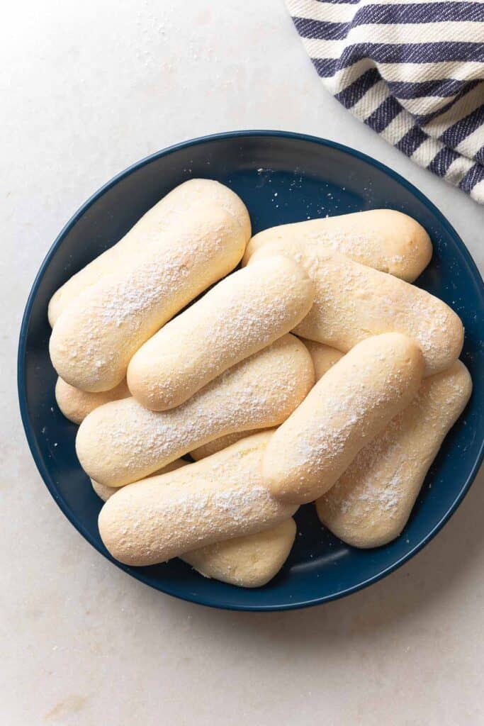 gluten free ladyfingers on a plate